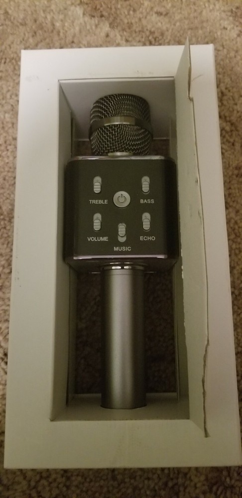 My Karaoke Pro 2-in-1 Wireless Bluetooth Microphone & Speaker Black