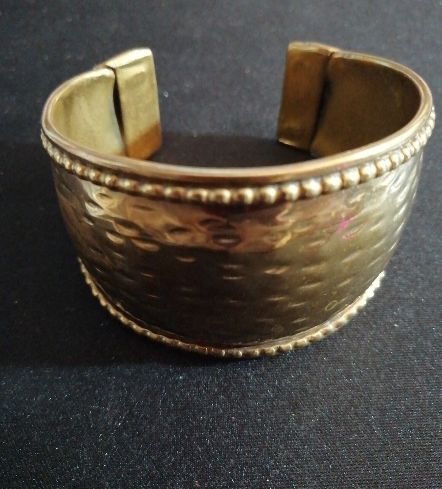 India Brass Tone Cuff Bracelet