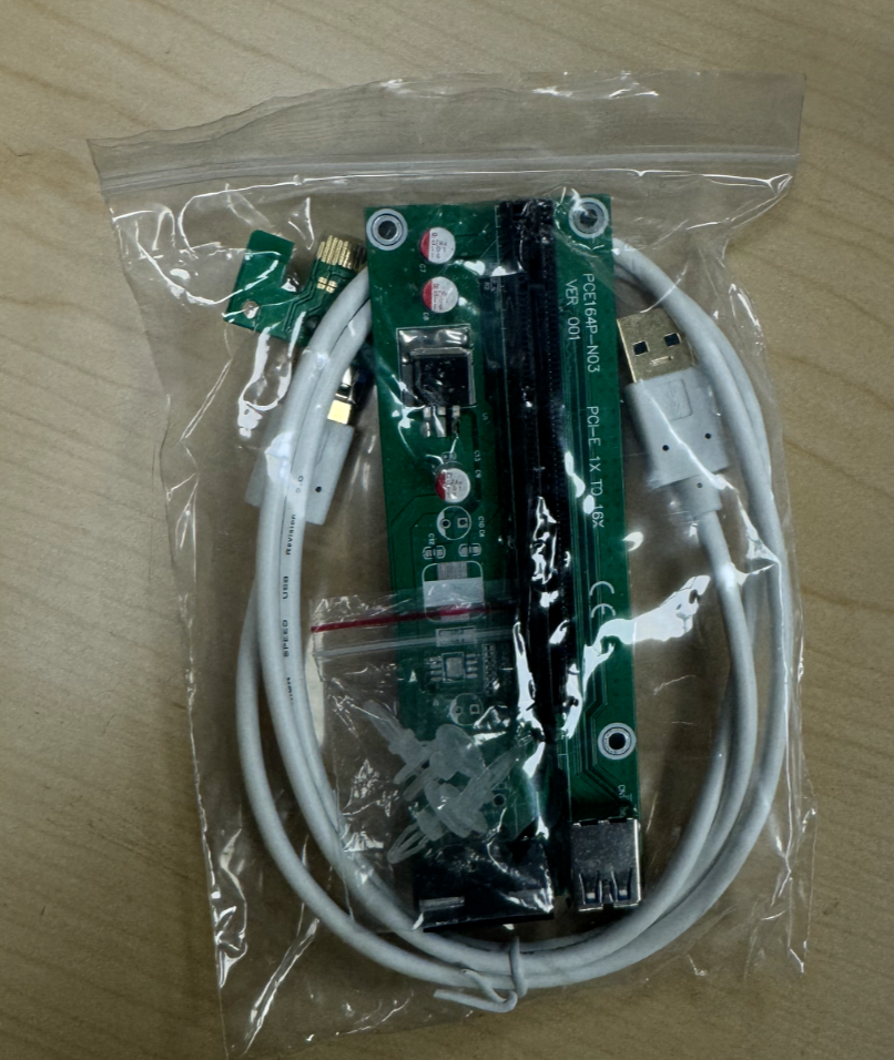 PCI-E Riser for Crypto Mining