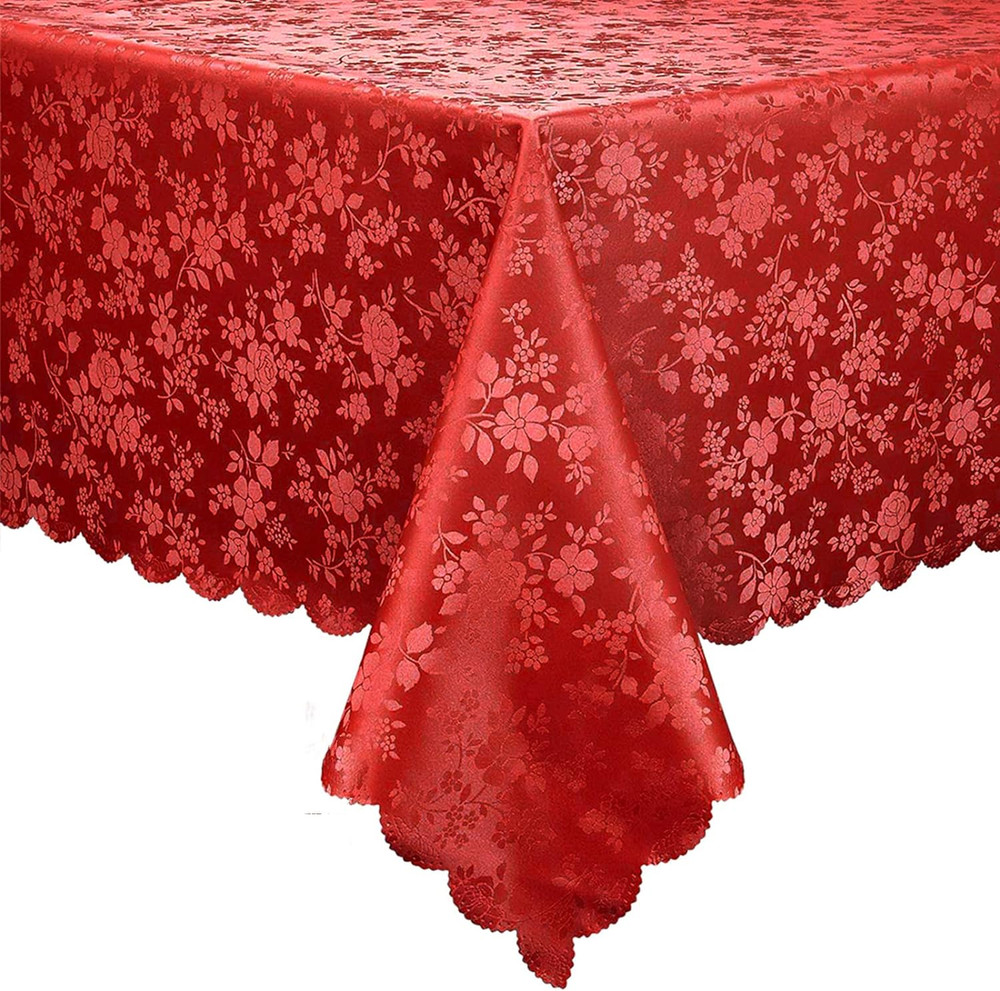 Mantel de vinilo impermeable, rectangular, resistente