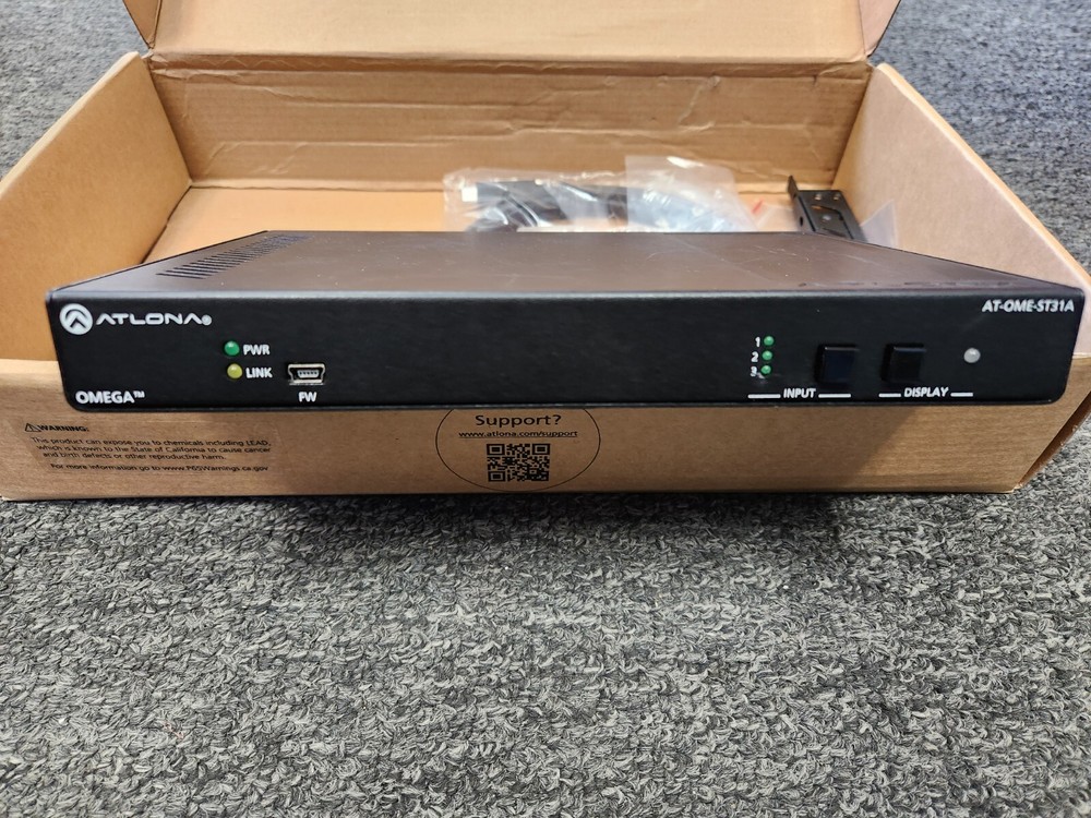 Atlona Technologies AT-OME-ST31A 3 Input Switcher / Transmitter USB-C HDMI
