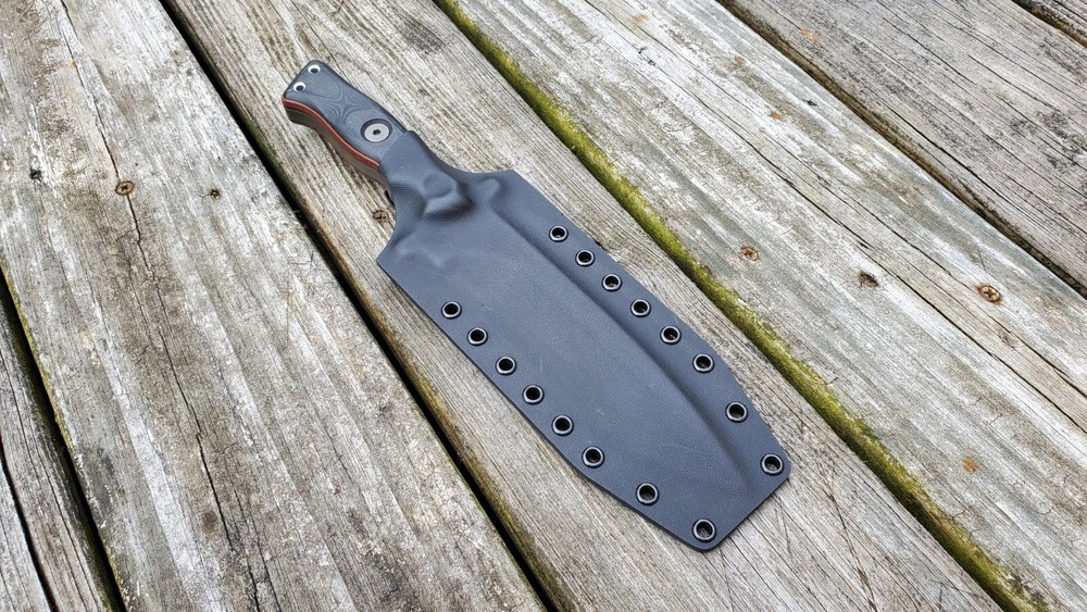 Kydex sheath for TOPS OPERATOR 7 OP7, pancake, (Bk)