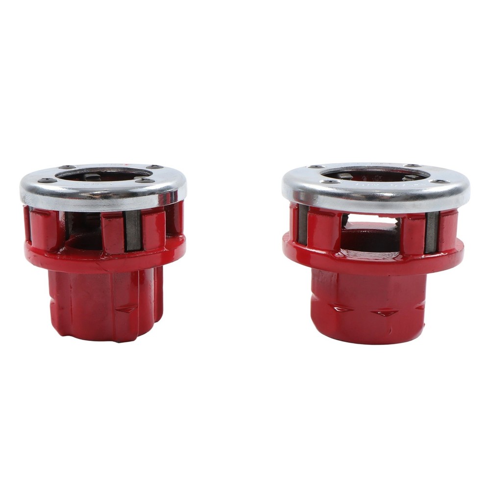 7 Size 3/8" To 2" Dies Set W/ Handle Pipe Threader Threading BSPT Pipe Threader