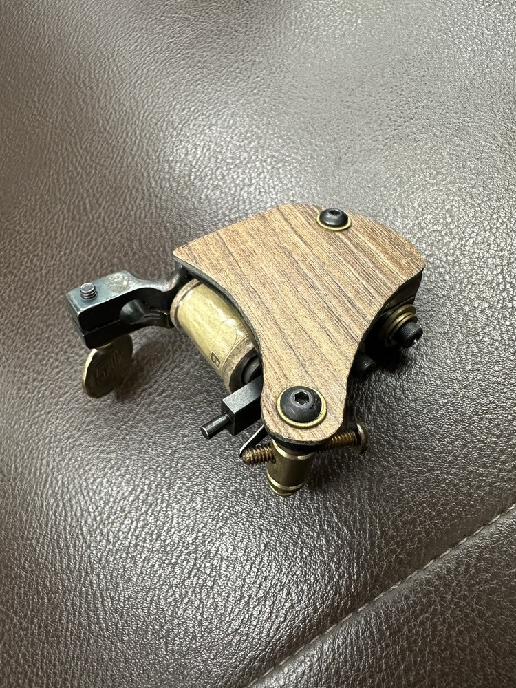 Professional Handmade Tattoo Machine Jensen Style Laminated Wood Side