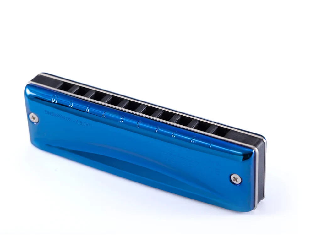 Kongsheng Bluebird High Quality 10 Hole Diatonic Harmonica ~Multiple Keys