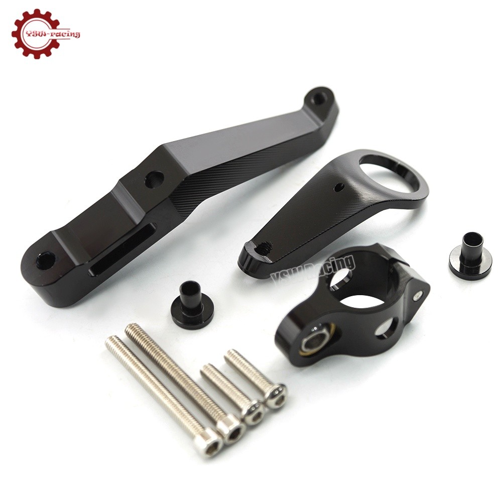 For Honda CBR954RR 2002 2003 CNC Steering Damper Stabilizer Bracket Mount Kits