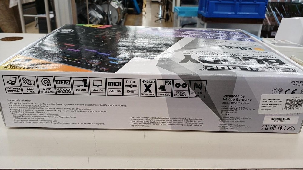 RELOOP BUDDY 2-Channel DJ Controller iOS Android PC Neural Mix Pads Jog Wheels