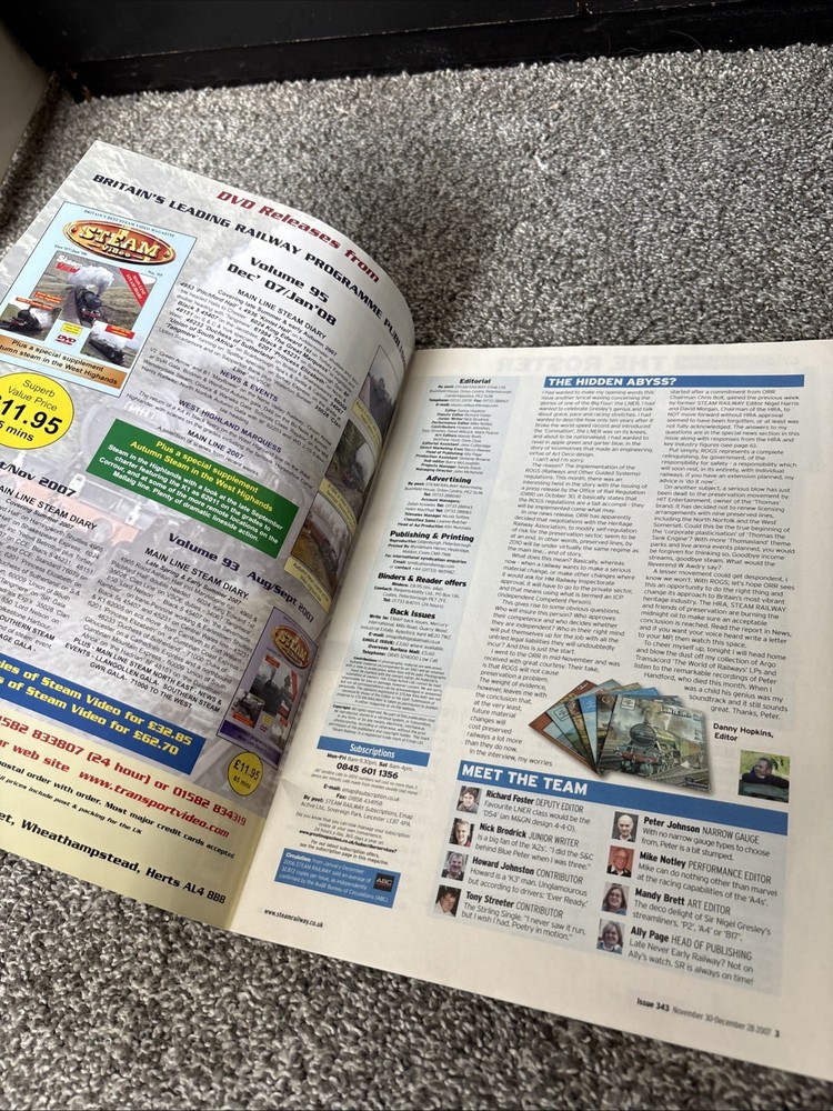 Steam Railway Magazine LNER 2007