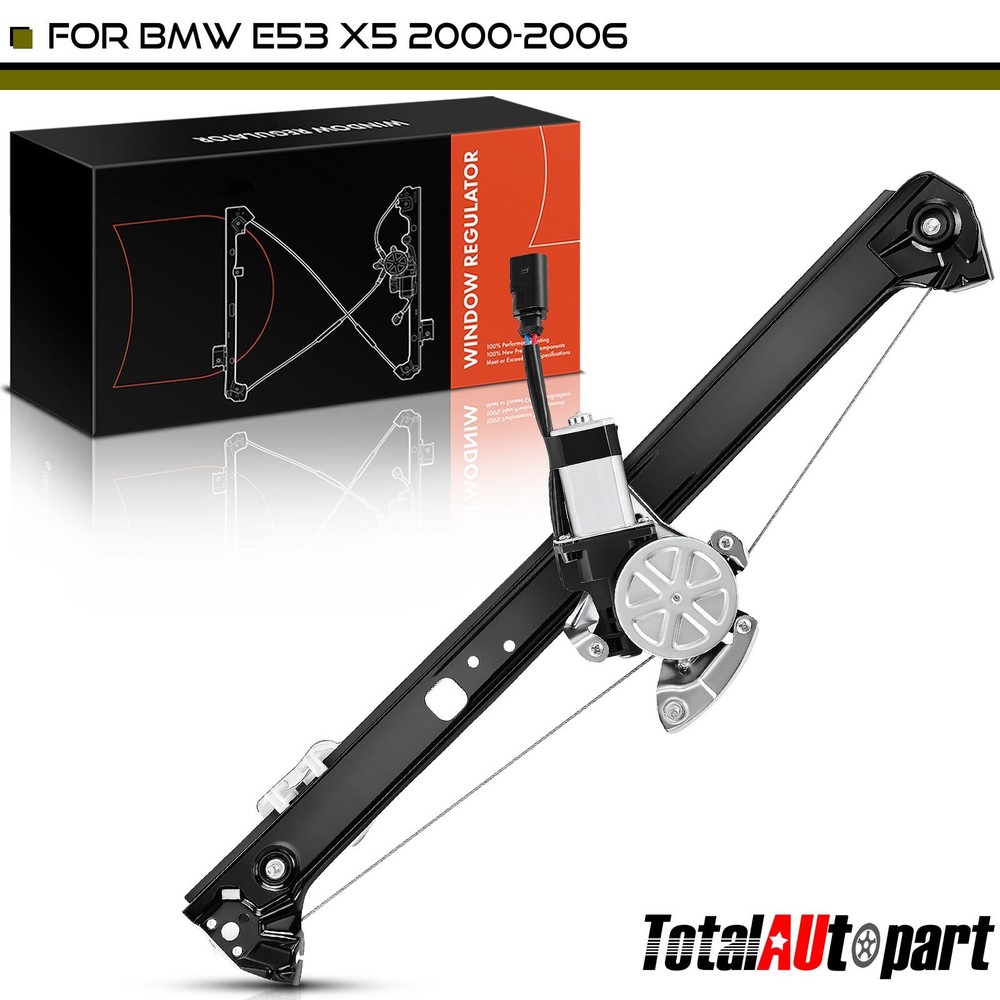 Power Window Regulator with Motor for BMW E53 X5 2000-2006 Rear Left Driver