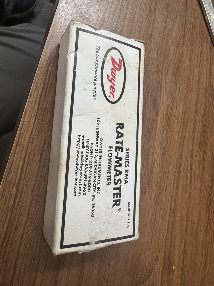 Dwyer Rate-Master Flowmeter RMA Series