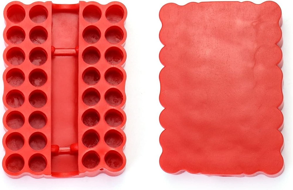 Screw Bit Holder Storage Box, 4 Pack 33 Hole Hex Bit Holder Rack