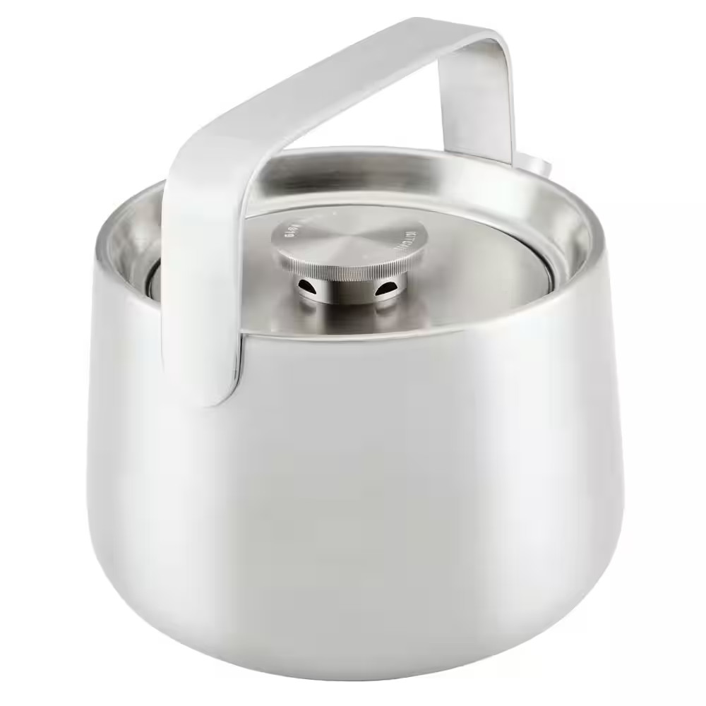 7.6-Cup Stainless Steel Induction Teakettle with Whistle