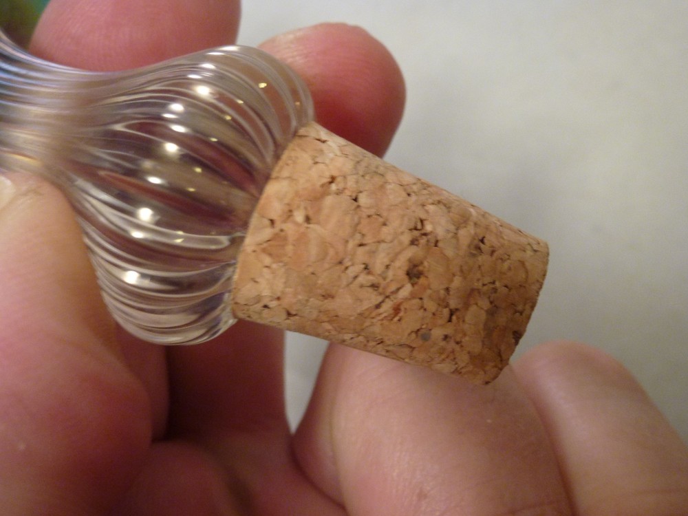 IRIDESCENT GLASS BOTTLE STOPPER FROM ABELMAN STUDIOS Jack Pulpit