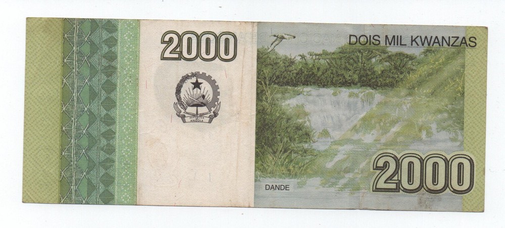 ANGOLA 2000 KWANZAS 2012 PICK 157 LOOK SCANS