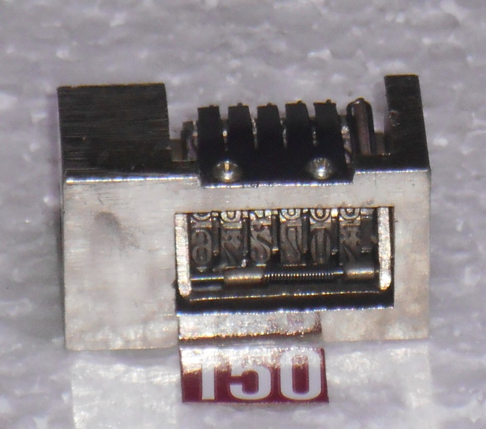 Reverse letterpress numbering machine | 150