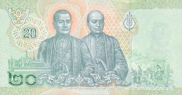 THAILAND - 2018 20 Baht UNC