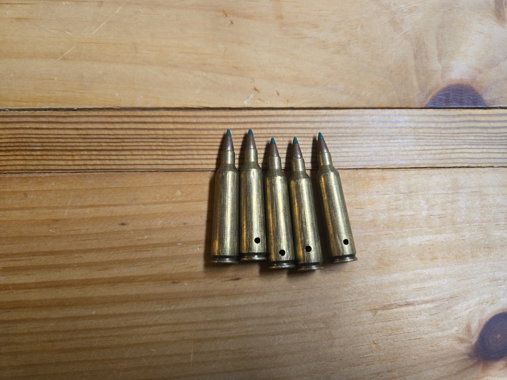 22-250 Brass Dummy Rounds Snap-Caps 5pcs #2
