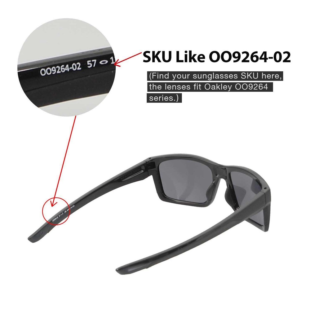 Walleva Ice Blue Polarized Replacement Lenses For Oakley Mainlink Sunglasses
