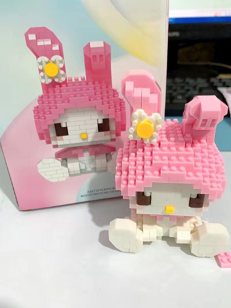 My Melody Mini Building Blocks , 450 Pcs Puzzle Building Blocks Challenging Gift