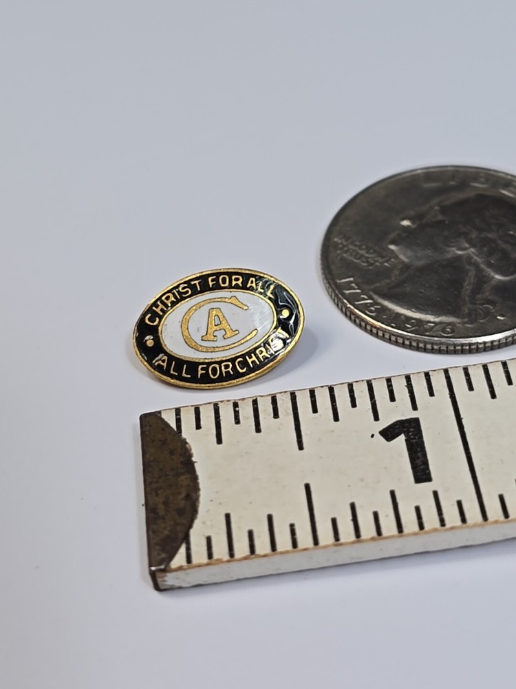 Christ For All All For Christ Lapel Pin Small Size