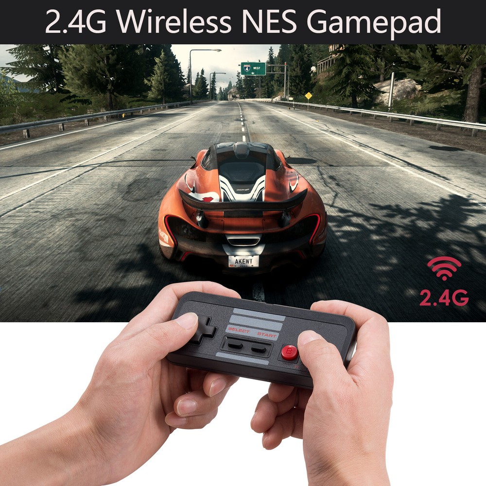 USB NES Wireless Controller &Reciver Joystick for PC/Gamepad Window PC MAC Linux