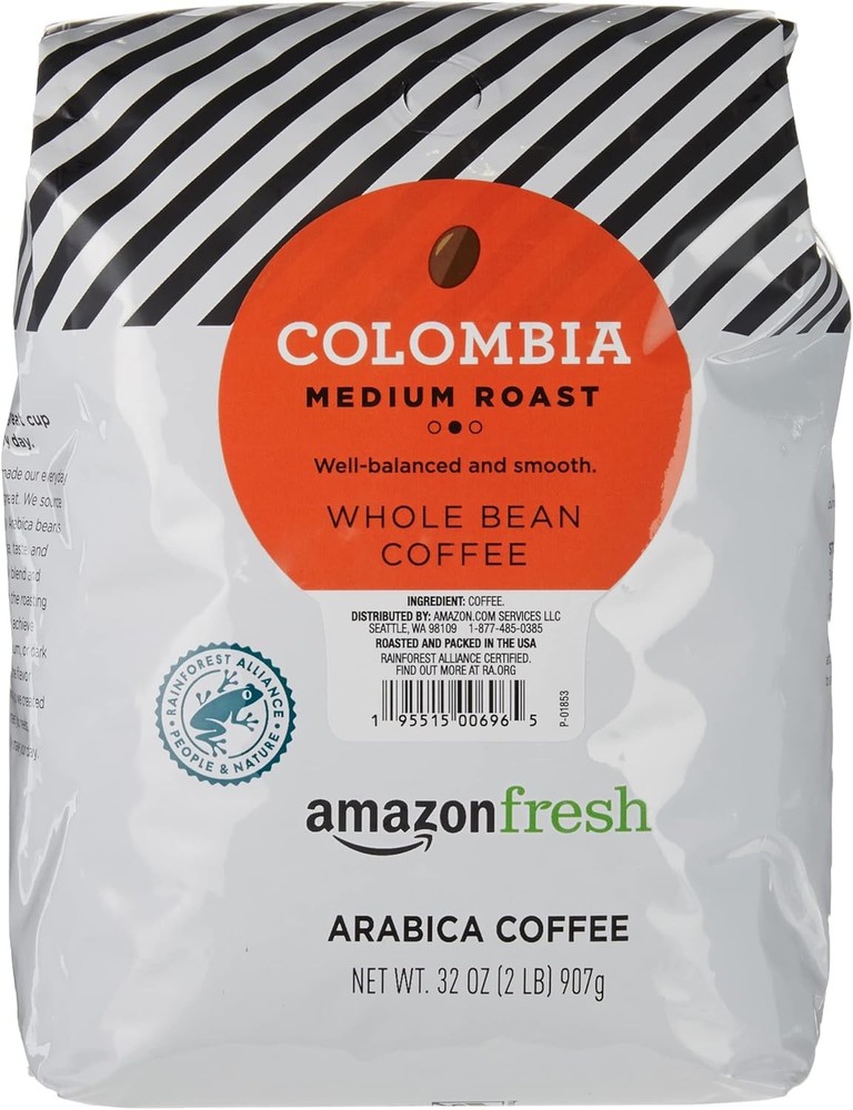 n Fresh, Colombia Whole Bean Coffee Medium Roast