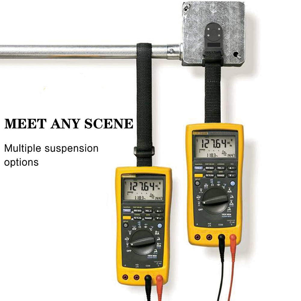 Multimeter Magnetic Hanging Strap,Multifunctional Strap Kit black