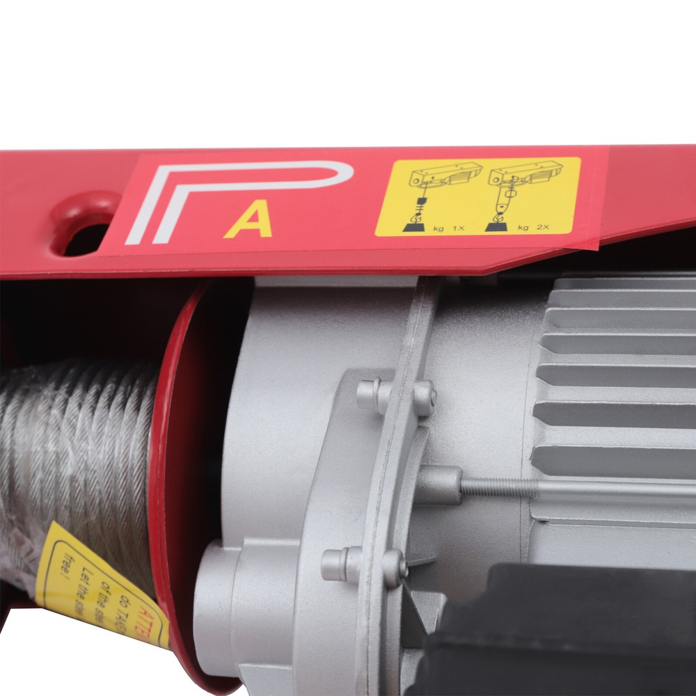 1100LBS Electric Hoist Winch Engine Crane with Wireless 110V