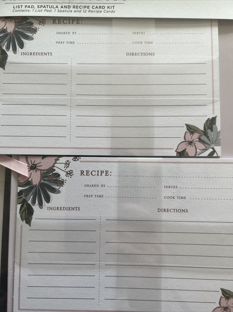 Gartner Studios List Pad, Spatula And Recipe Card Kit