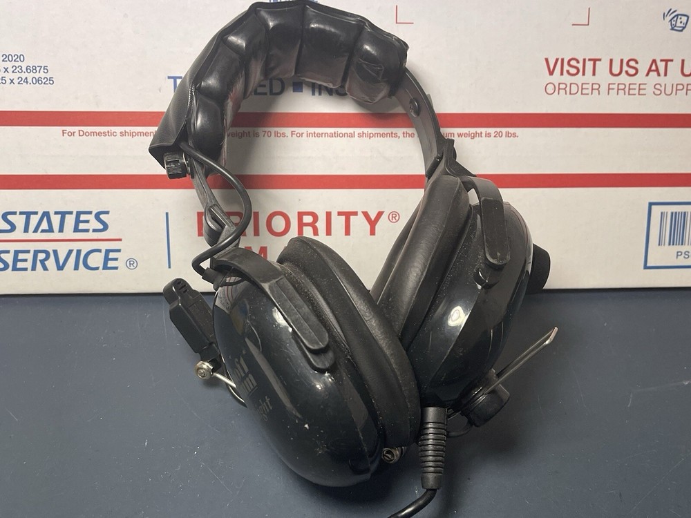 Soft Comm Black Knight Aviation Headset C-50