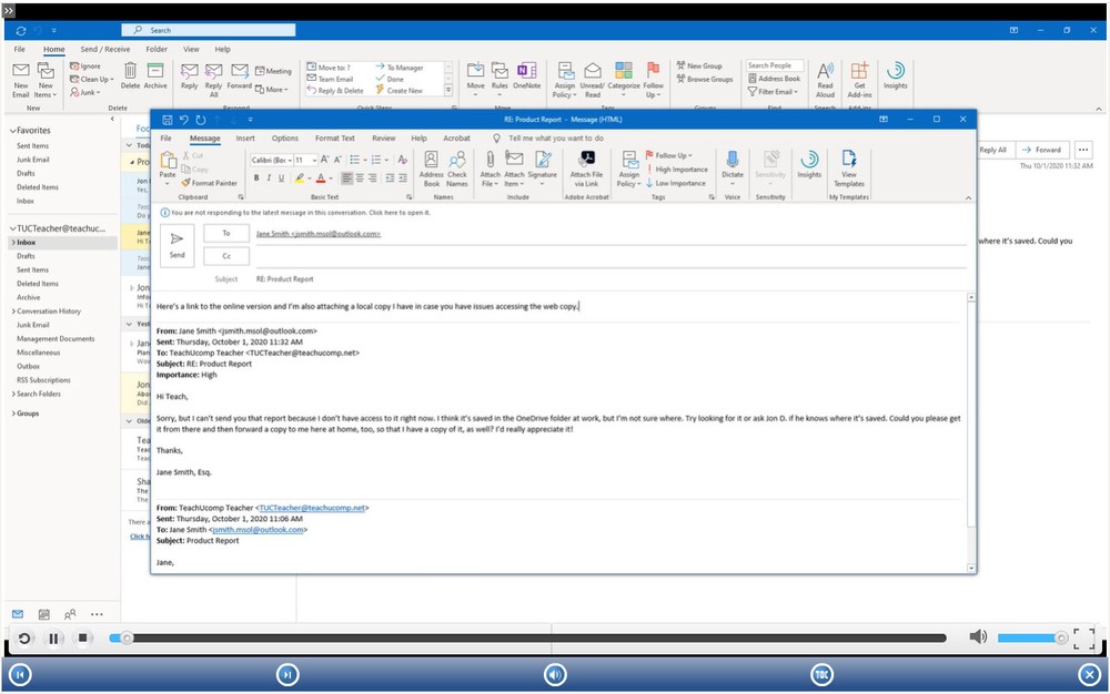 MICROSOFT OUTLOOK 2019 DELUXE Training Tutorial Course and Quick Reference Guide