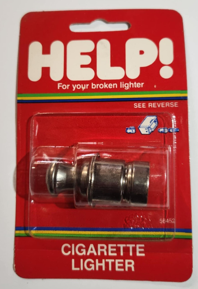 Help Universal Replacement Cigarette Lighter 56452 Short Chrome Knob