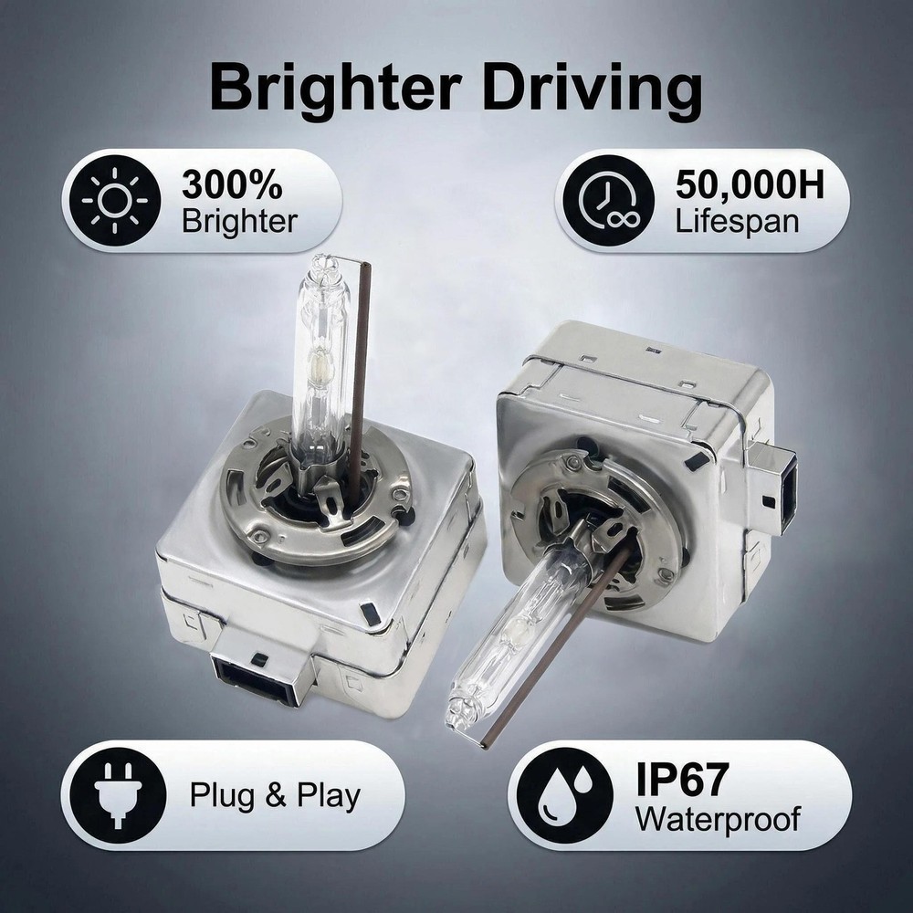 2x New for Philips D3S Xenon Bulb HID Headlamp Headlight Light Lamp Set