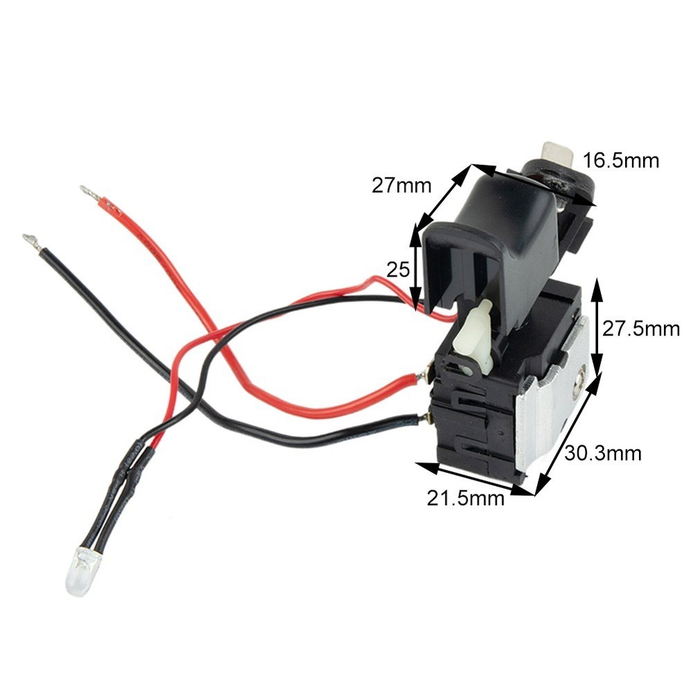 Trigger Switch 7.2 V - 24 V Convenient For Usage Plastic And Metal Power Tools
