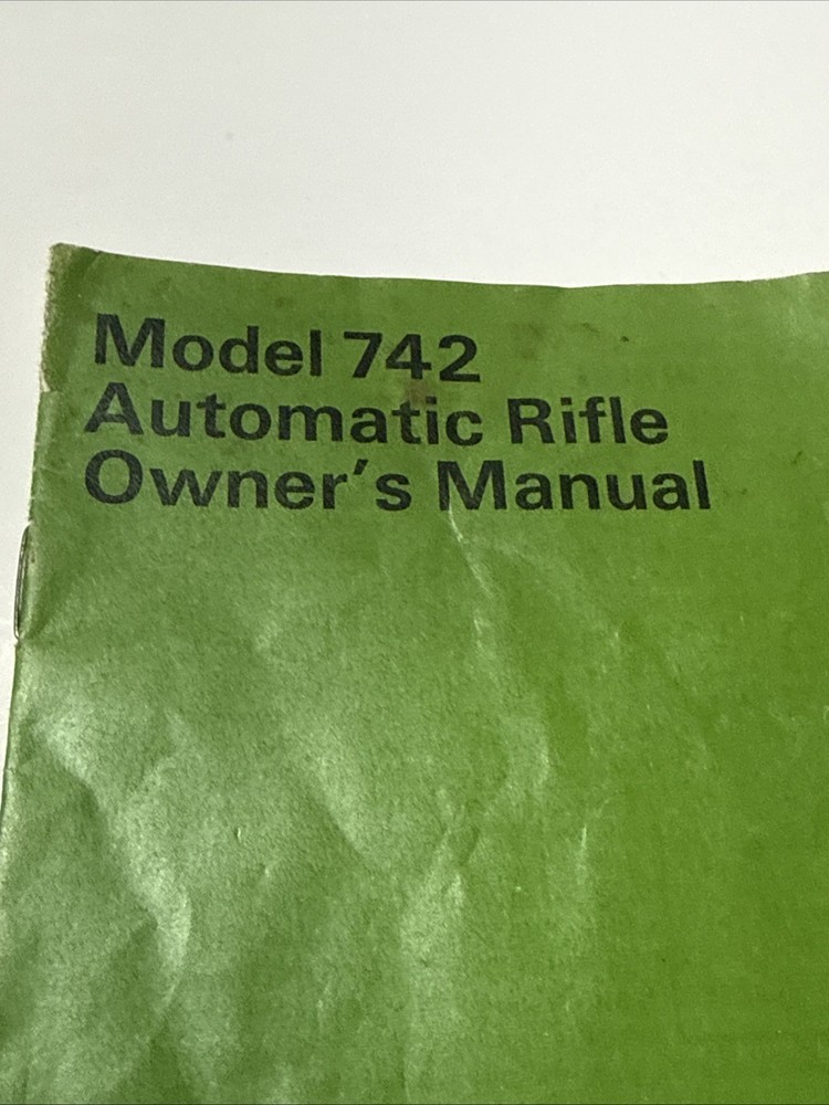 Remington Model 742 Owner's Manual