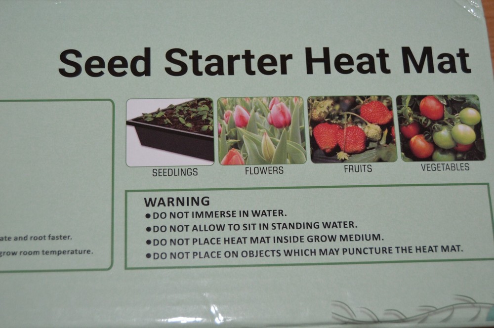 Seed Starter 4"x20" Seedling Heat Mat Seed Germination Propagation Starter