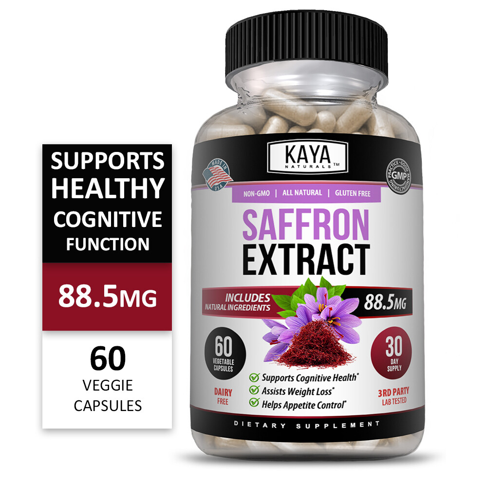 Saffron Crocus Extract 60ct Seasonal Depression Focus Support Appetite Control