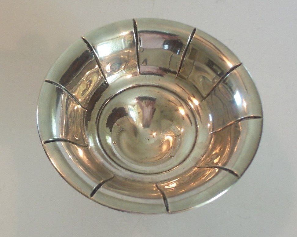 VINTAGE PREISNER STERLING SILVER PEDESTAL COMPOTE / CANDY DISH #37