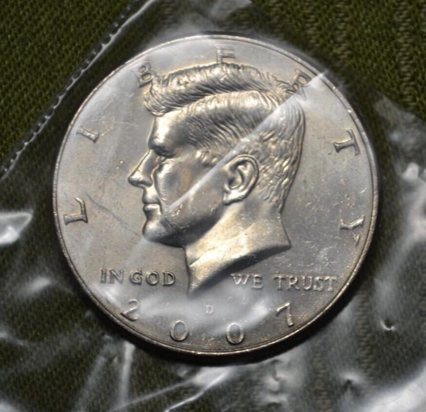 2007 D Kennedy Half Dollar Coin - circulated