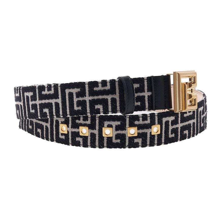 Balmain Jacquard Fabric Belt 45720070