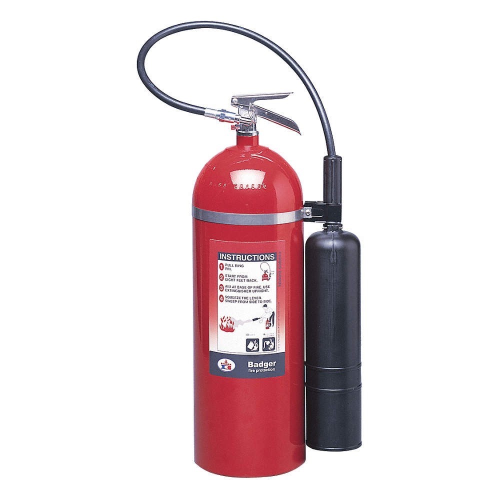 BADGER B20V Fire Extinguisher Aluminum Red