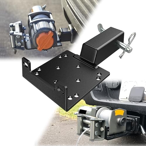 Universal Trailer Hitch Winch Mounting Plate Universal Winch Mounting Plate