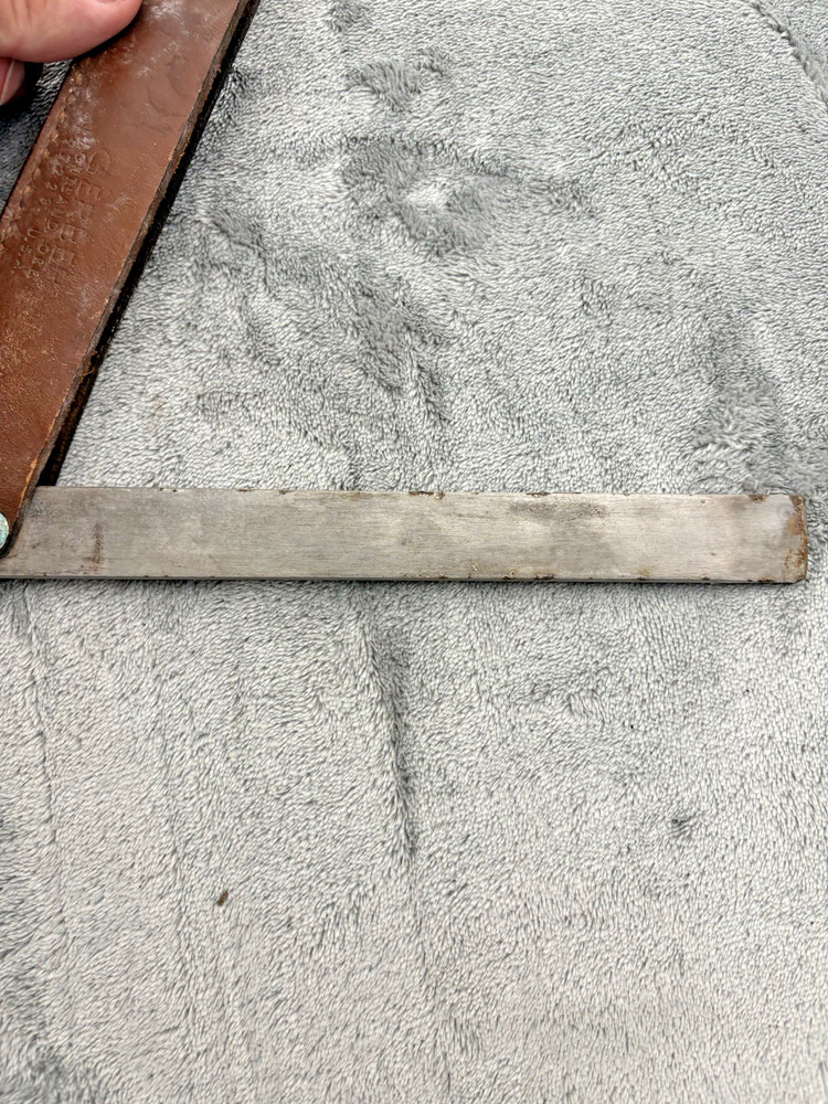 Vintage Gerber Chisel Point 97223 Folding Knife Sharpening 8” Hone DISTRESSED