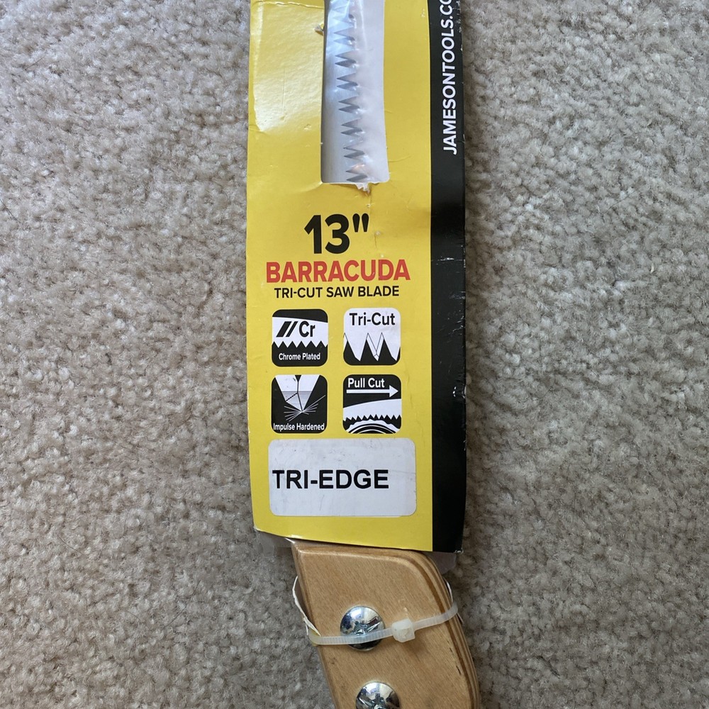 Jameson tool 13" Barracuda Tri-cut saw blade tri edge