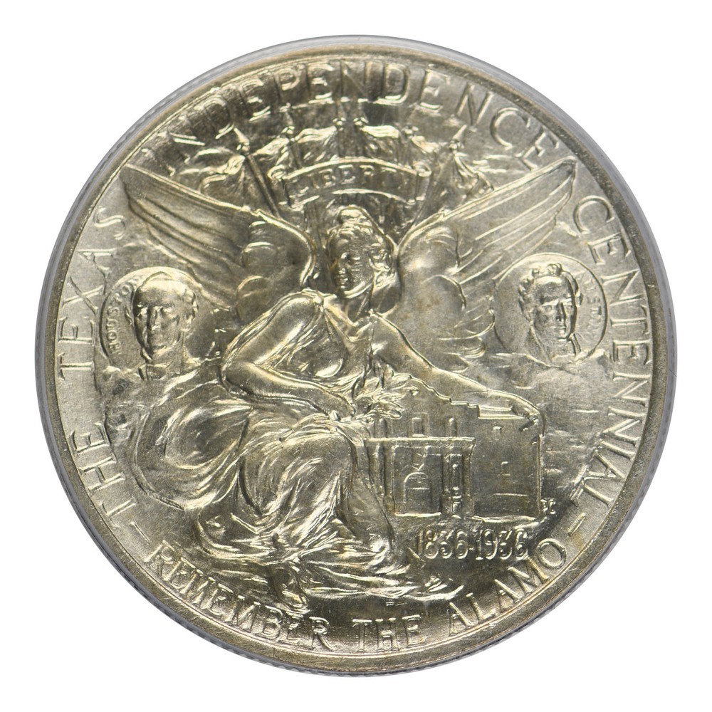 1938 Texas Commemorative Silver Half Dollar PCGS MS-64 CAC