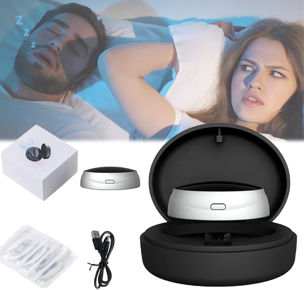Professional Anti-Snoring Device, 3-Speed Adjustment, Smart Snoring Solution US