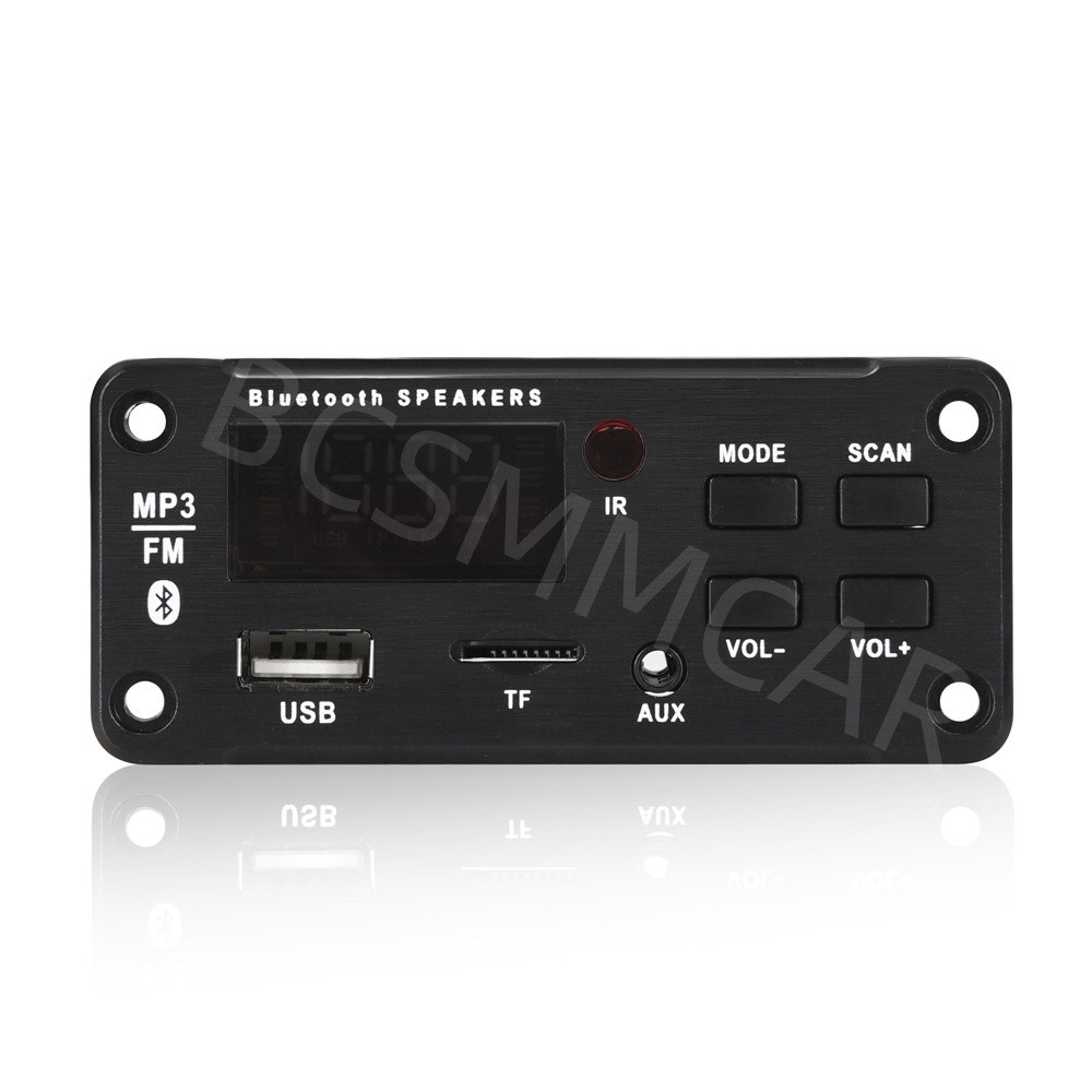 Amplifier Bluetooth 5.0 MP3 Player Decoder Board Car FM Speaker Module 2x25W 12V