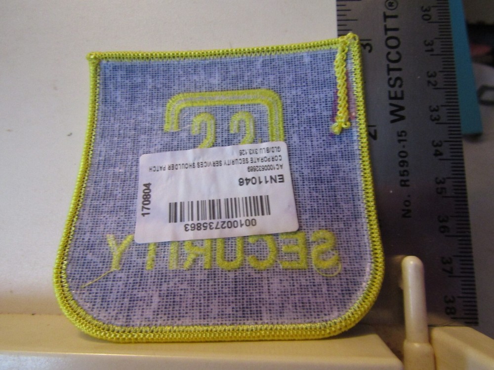 CSS Security patch NOS New York state Long Island blue yellow 3"