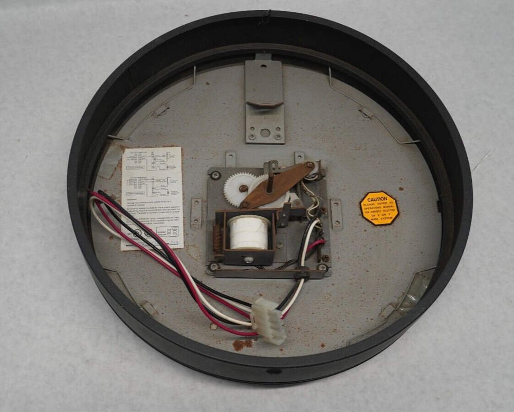 Lathem 12" Face Wall Clock IFC12IFR