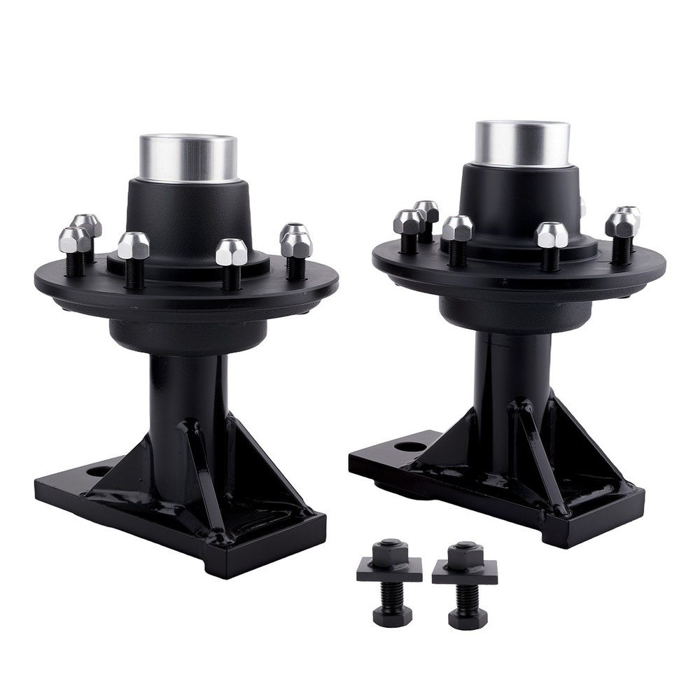 Container Wheel Assembly Kit for 8x6.5 Bolt Pattern Spindle Hub Set #42 Pair